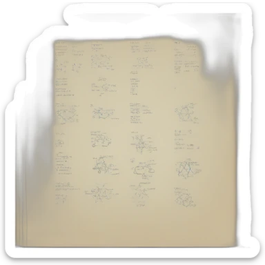 show me a scientific journal first page sticker