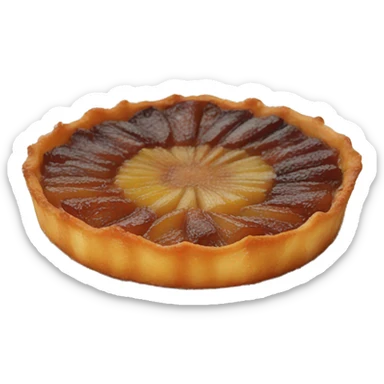 Pear tart tatin sticker