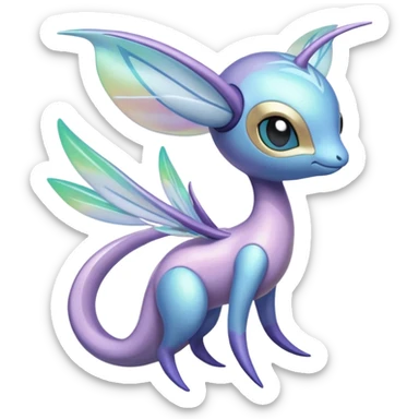 Meloetta-Cresselia-Palkia-Stitch-Fakémon-creature-hybrid sticker