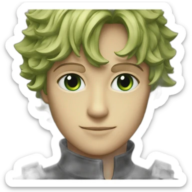 Chat noir aux yeux verts sticker