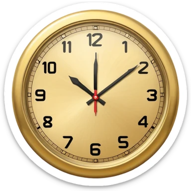 Clock sticker