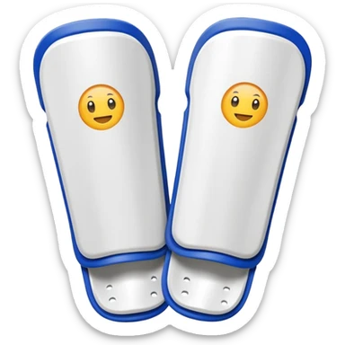 Shin guards for soccer sticker