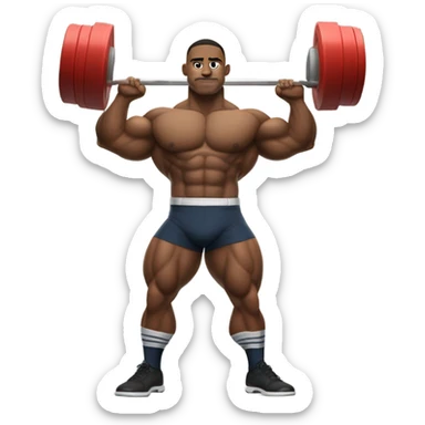 Powerlifter on tren sticker