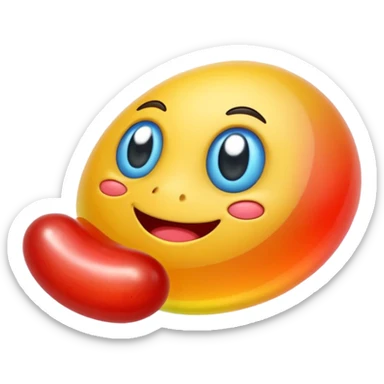 Jelly bean sticker