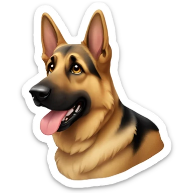 German shepherd  sticker