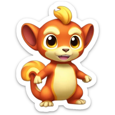 Chimchar sticker