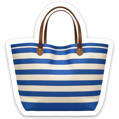 beach tote sticker