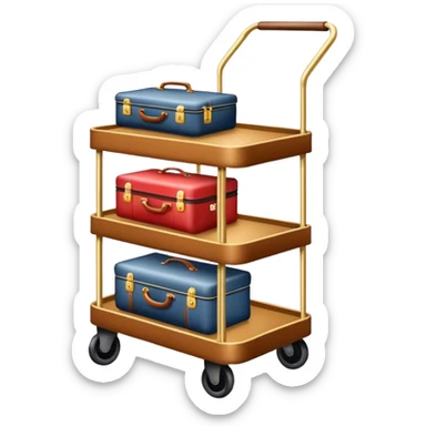 hotel trolley sticker