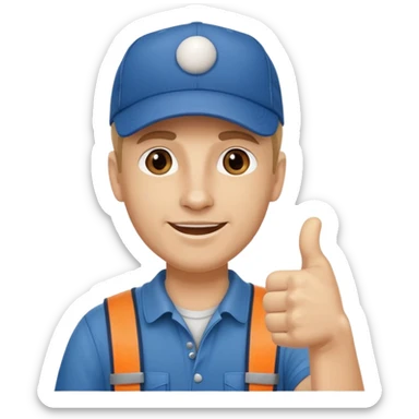 Truckers thumbs up sticker