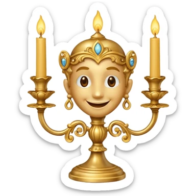 Character in Beauty and the Beast: Candlestick Lumia sticker