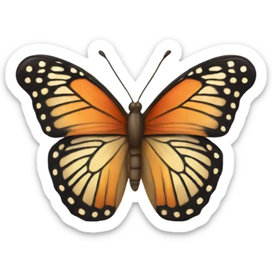 butterfly sticker
