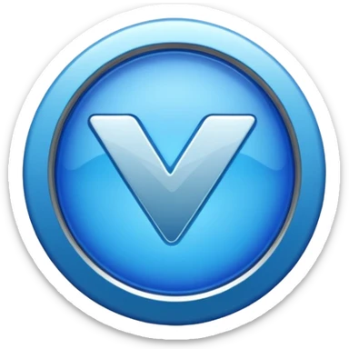 Create a blue verify badge for me sticker