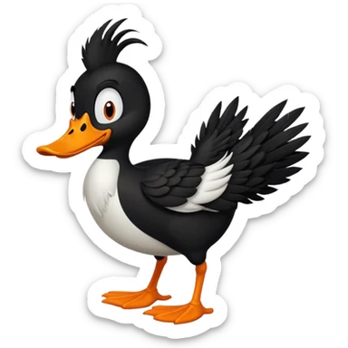 Daffy Duck from Looney Tunes sticker