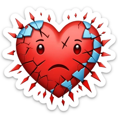 emo hearts love emoji i love you sticker