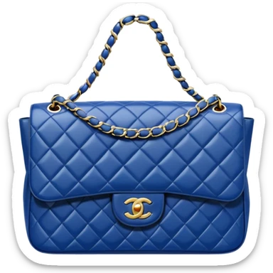 chanel white bag sticker