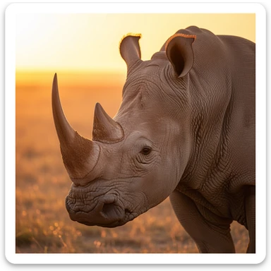 Rhino sticker