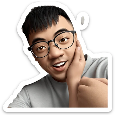 intimate moment between friends sticker