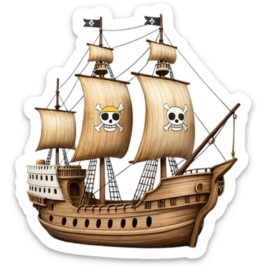 ￼The Going Merry iconic Ship From One Piece  sticker