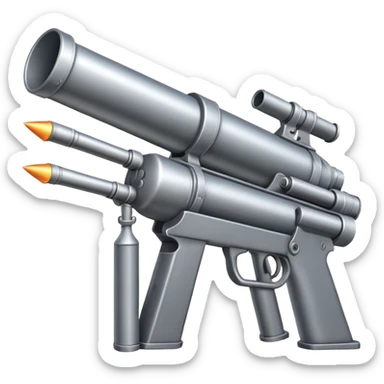 4 barrel rocket launcher sticker