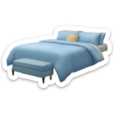 blue bedroom  sticker