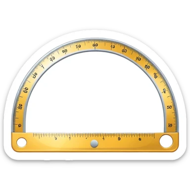 "📏" This emoji is for ruler. Then make an emoji for protractor. sticker
