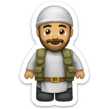 ceinture musulman sticker