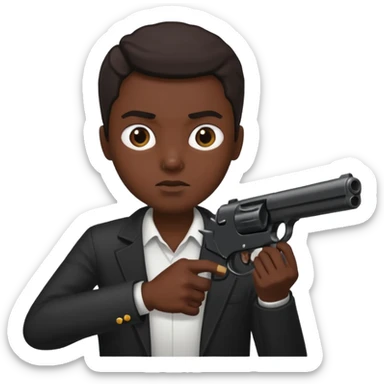 create an emoji that indicates an shooter game sticker