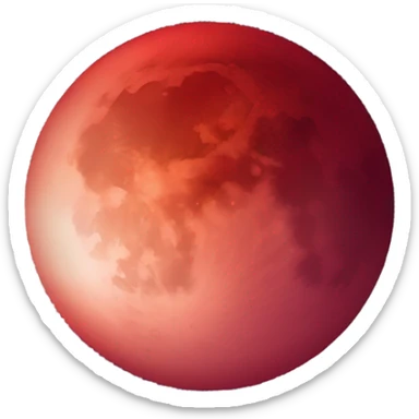 Blood moon  sticker