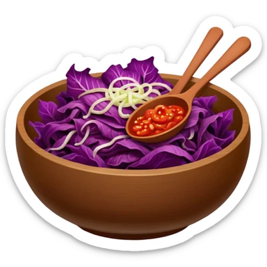 kimmchi dish brown bowl sticker