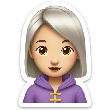 Little chinese niece sticker