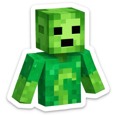 Creeper Minecraft sticker