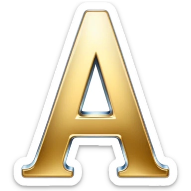 Letter 'ANA' sticker