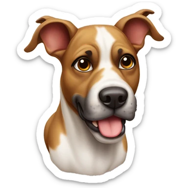 Bull Arab dog, brown, cute  sticker