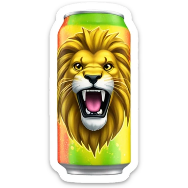 Lions lemonade energy drink  sticker