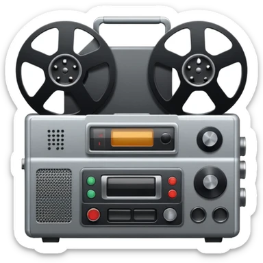 Reel tape recorder from the Mindhunter TV show sticker