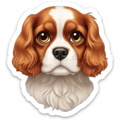 Cavalier King Charles cannes sticker