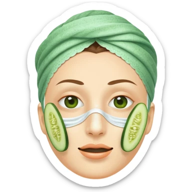 🧖🏼‍♀️ face care  sticker