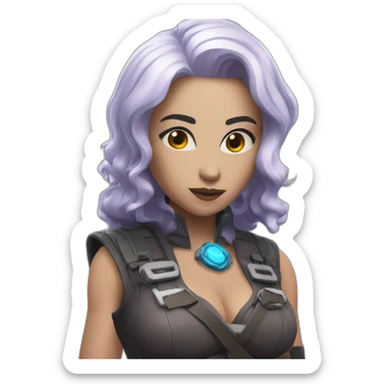 omen dans le jeu video valorant sticker