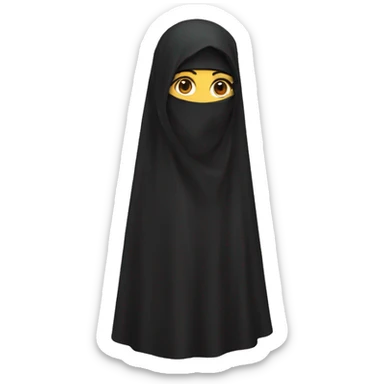 Niqab sticker