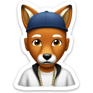 A Fox thats a Atlanta rapper sticker