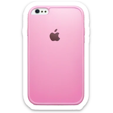 Pink iPhone  sticker
