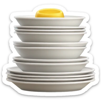 Stacked dishes  sticker