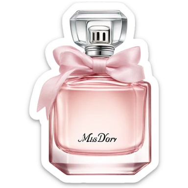 Miss dior pale pink sticker