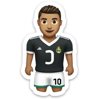 Ronaldo with realmdrid jersey sticker