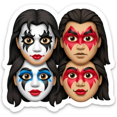 KISS BAND sticker