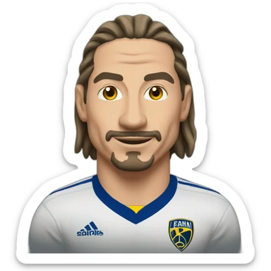 Zlatan-frapper-ballon sticker