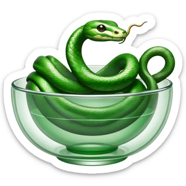 Bowl of hygieia  sticker