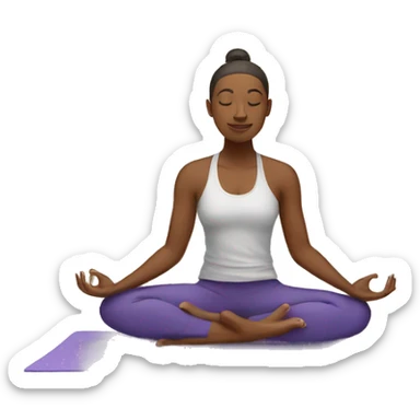 Yoga sticker