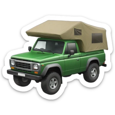 camioneta 4x4 sticker
