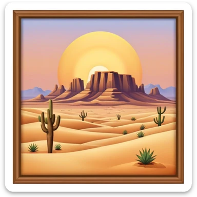 desert sticker